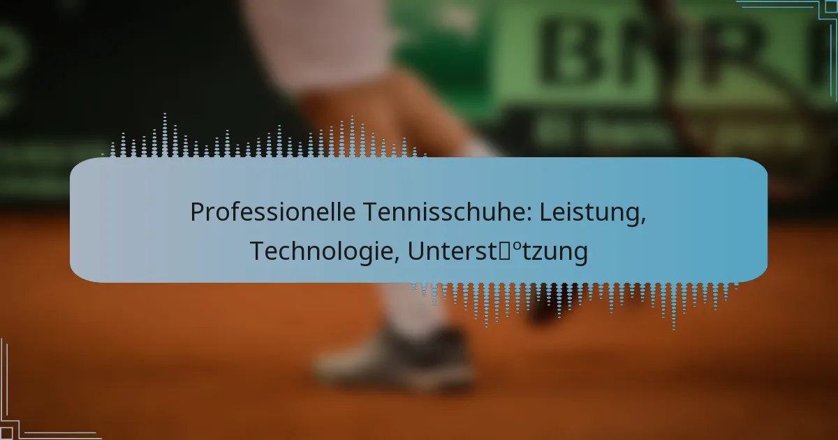 Professionelle Tennisschuhe: Leistung, Technologie, Unterstützung